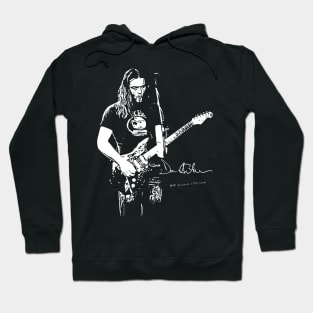 David Gilmour Guitar Vector Art 4 Hoodie